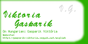 viktoria gasparik business card